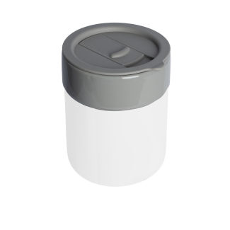 Kubek ceramiczny TEONA z silikonową osłonką z TWOIM NADRUKIEM