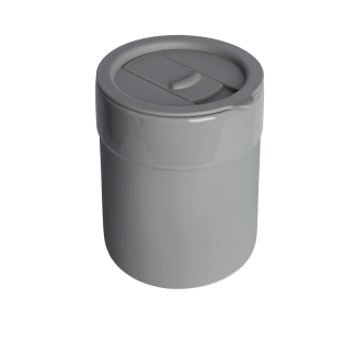 Kubek ceramiczny TEONA z silikonową osłonką z TWOIM NADRUKIEM