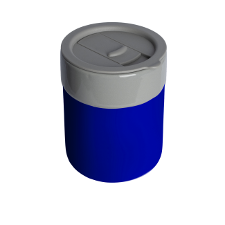 Kubek ceramiczny TEONA z silikonową osłonką z TWOIM NADRUKIEM