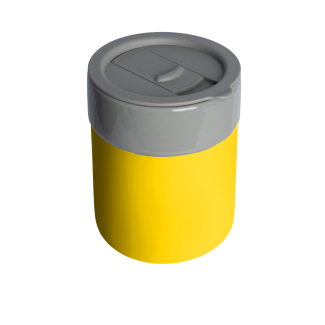 Kubek ceramiczny TEONA z silikonową osłonką z TWOIM NADRUKIEM