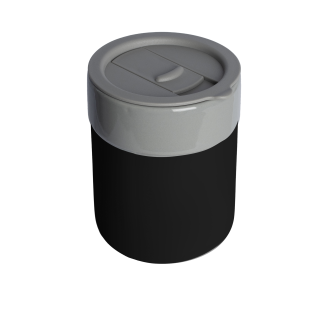 Kubek ceramiczny TEONA z silikonową osłonką z TWOIM NADRUKIEM