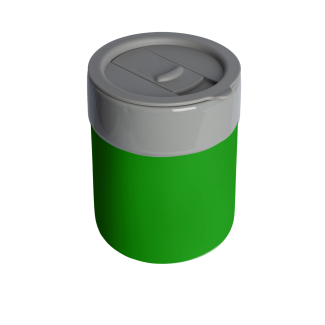 Kubek ceramiczny TEONA z silikonową osłonką z TWOIM NADRUKIEM