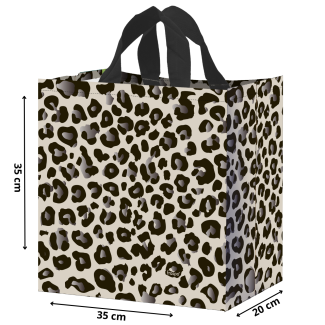 Torba PANTERKA 35x20x35cm –wytrzymała ekologiczna torba zakupowa