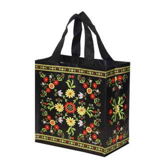 Torba mini FOLK czarna 25x15x27cm