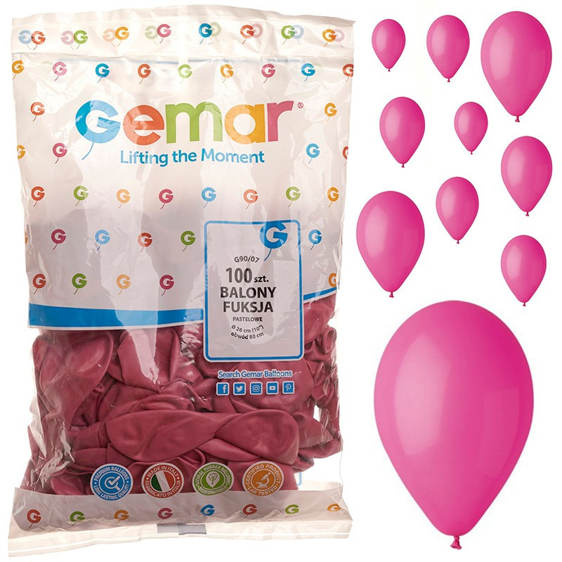 Balony pastelowe -