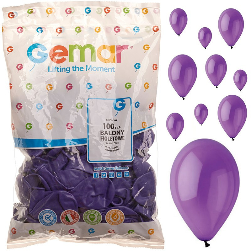 Balony pastelowe -