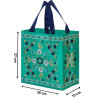 Torba mini FOLK morska 25x15x27cm