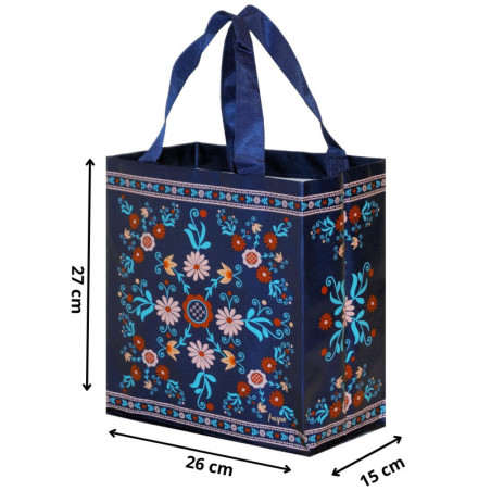 Torba mini FOLK granatowa 25x15x27cm Torba mini FOLK granatowa 25x15x27cm