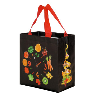 Torba mini FIT ZEGAR czarny25x15x27cm