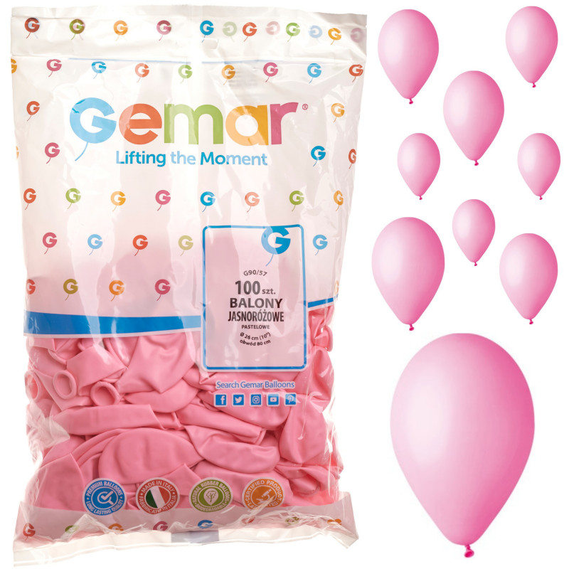 Balony pastelowe -