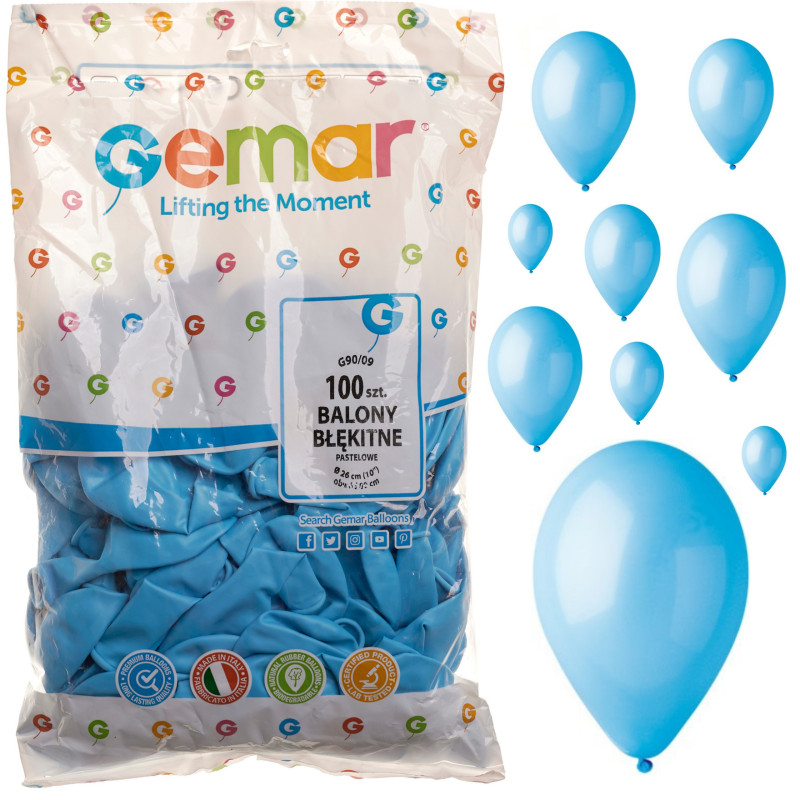 Balony pastelowe -