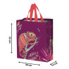 Torba KAMELEON bordo 30x14x33cm torebka na zakupy materiałowa mocna