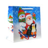 Torby ozdobne święta K0 Bałwanek 16x6x16 cm na Boże Narodzenie Mikołaja