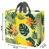 Torba MONSTERA pomarańcz 45x20x40cm torebka na zakupy materiałowa mocna