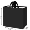 Torba GŁADKA 45x20x40cm torebka na zakupy materiałowa mocna