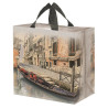 Torba Wenecja szara 38x22x40cm torebka na zakupy materiałowa mocna