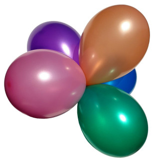 balony metalizowane MIX kolor