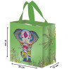 Torba mini SŁONIK zielony 25x15x27cm