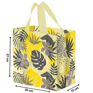 Torba mini MONSTERKA szara 25x15x27cm