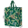 Torba KWIATY zielona 30x14x33cm