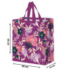 Torba KWIATY fiolet 30x14x33cm