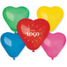 BALONY serca z nadrukiem -500 szt pastelowe balony z WŁASNYM NADRUKIEM /LOGO na balonie