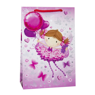 Torby PREZENTOWE TL4 dzieci 16x7x24cm -10 szt TOREBKI na prezenty TORBA ozdobna prezentowa TOREBKA laminowana