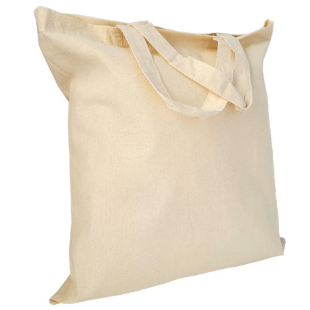 Torba bawełniana ecru 38x42cm, 145g/m2 uchwyt krótki