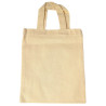 Torba bawełniana ecru mini 22x25 cm, 150g/m2