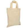 Torba bawełniana ecru mini 22x25 cm, 150g/m2