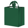 Torba GŁADKA 24L zielona 35x20x35cm torebka na zakupy materiałowa mocna