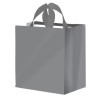 Torba GŁADKA 24L szara 35x20x35cm torebka na zakupy materiałowa mocna