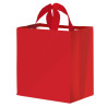 Torba GŁADKA 24L czerwona 35x20x35cm torebka na zakupy materiałowa mocna
