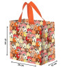 Torba mini PYSIAKI pomarańczowe 25x15x27cm torebka na zakupy materiałowa mocna