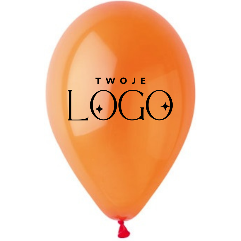 BALONY z nadrukiem 1+0 -400 szt pastelowe balony z WŁASNYM NADRUKIEM /LOGO na balonie