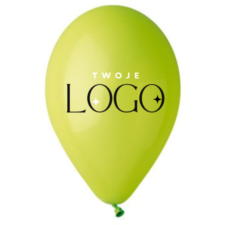BALONY z nadrukiem 2+0 -1000 szt pastelowe balony z WŁASNYM NADRUKIEM /LOGO na balonie