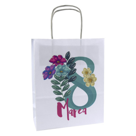 Torba papierowa z nadrukiem 8 marca /A5