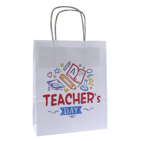 Torba papierowa z nadrukiem TEACHER'S DAY