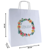 Torba papierowa 30x17x34 z nadrukiem DZIĘKUJEMY 4/A3 na ciasto weselne
