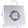 Torba papierowa z nadrukiem stroik BI 40x18x39/ święta Boże Narodzenie Mikołaj