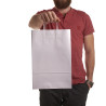 Torby papierowe EKO BIAŁE 24x10x36 cm / 250 szt / TORBA a4 na zakupy TOREBKI do sklepu