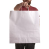 Torby papierowe eko BIAŁA 45x17x48 cm / 1 szt / TORBA duża na zakupy pojemne TOREBKI do sklepu