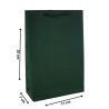Torba prestiż zielony 17x7x25cm -1 szt