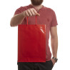 Torba laminowana CZERWONA 24x9x32 cm -1 szt