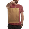 Torba laminowana ZŁOTA 24x9x32 cm -1 szt