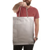 Torba laminowana SREBRNA 30x9x40 cm -1 szt