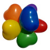Balon serce MIX  -50 szt