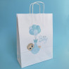 Torba papierowa z nadrukiem BOY A4 na baby shower