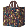 Torba PIERNIKOWY LAS 35x20x35cm torebka na zakupy materiałowa mocna na Mikołaja prezenty