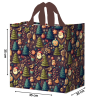 Torba PIERNIKOWY LAS 35x20x35cm torebka na zakupy materiałowa mocna na Mikołaja prezenty
